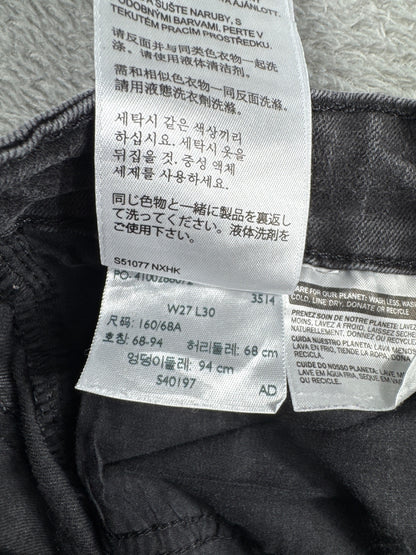Levi's 711 Skinny Black Jeans W27 L30