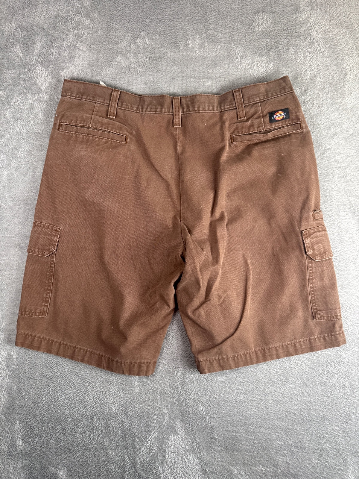 Dickies Relaxed Fit Brown Cargo Shorts - W36