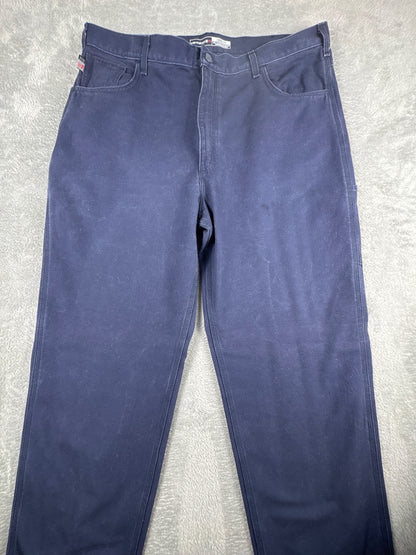 Carhartt FR Loose Fit Work Pants Navy Blue W40 L32