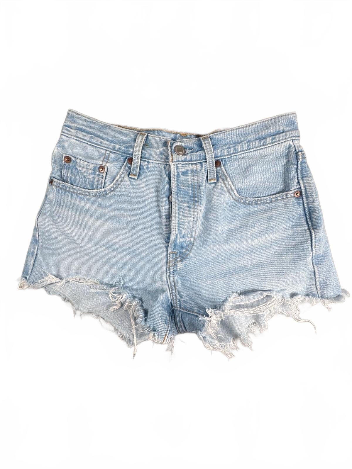 Levi's Premium 501 Light Blue Denim Shorts W25