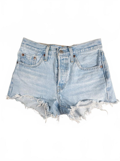 Levi's Premium 501 Light Blue Denim Shorts W25