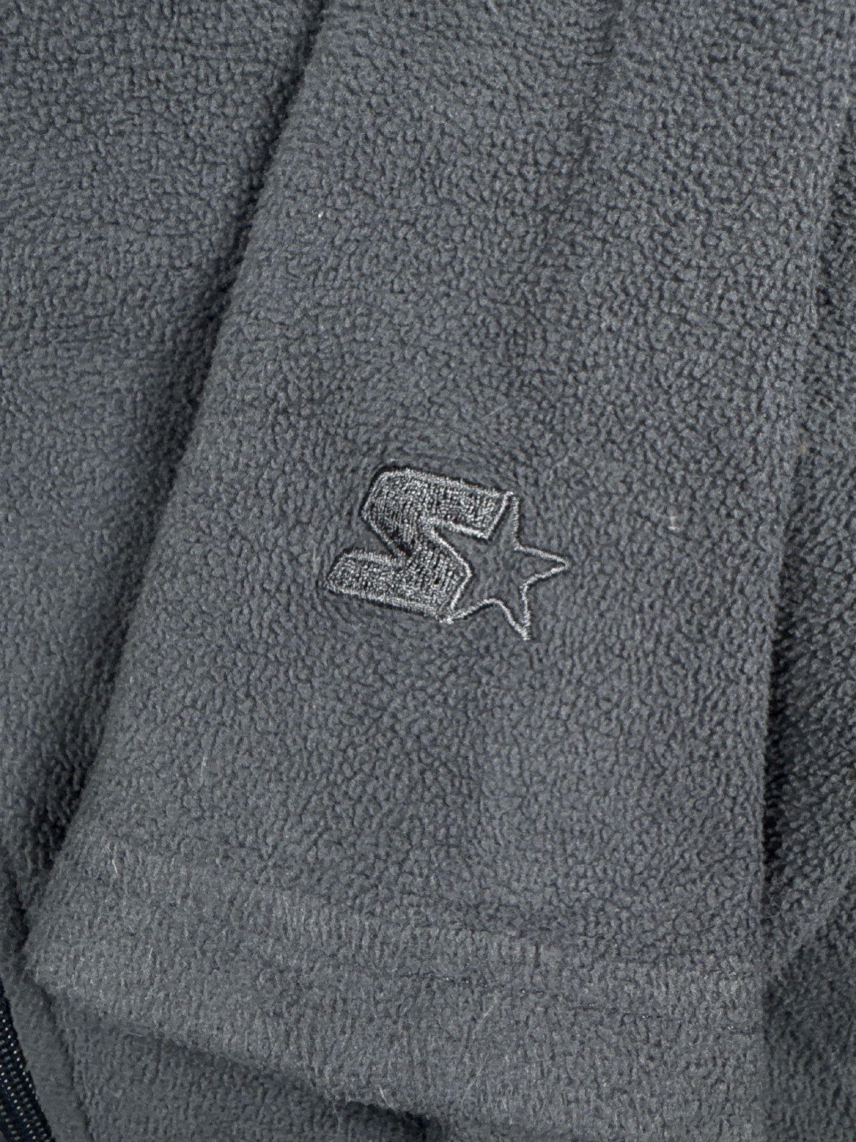 Starter Tri-State Speedway Grey Fleece Jacket Size XL