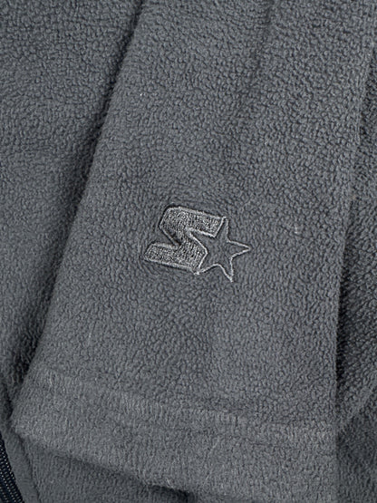 Starter Tri-State Speedway Grey Fleece Jacket Size XL