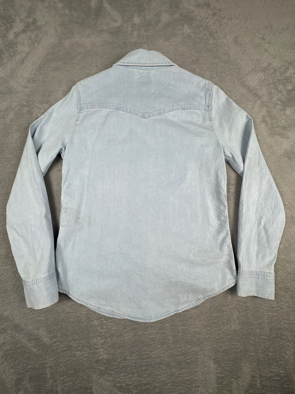 Levi's Classic Fit Light Blue Denim Shirt Size XS