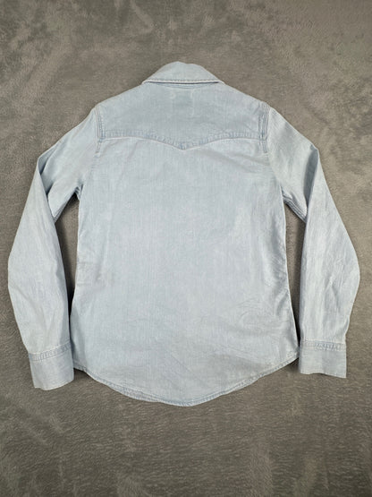 Levi's Classic Fit Light Blue Denim Shirt Size XS