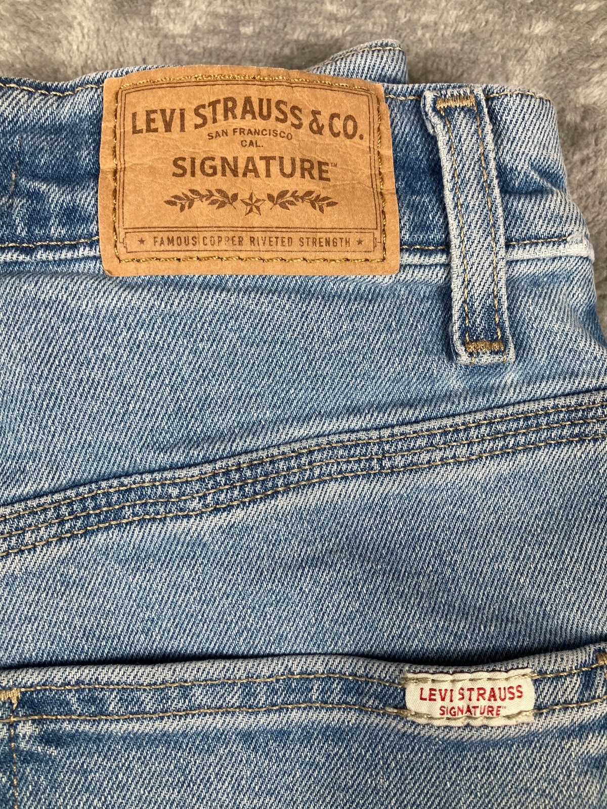 Levi's Signature High-Rise Loose Straight Jeans Size 0