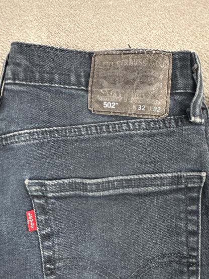 Levi's 502 Regular Tapered Navy Jeans W32 L32