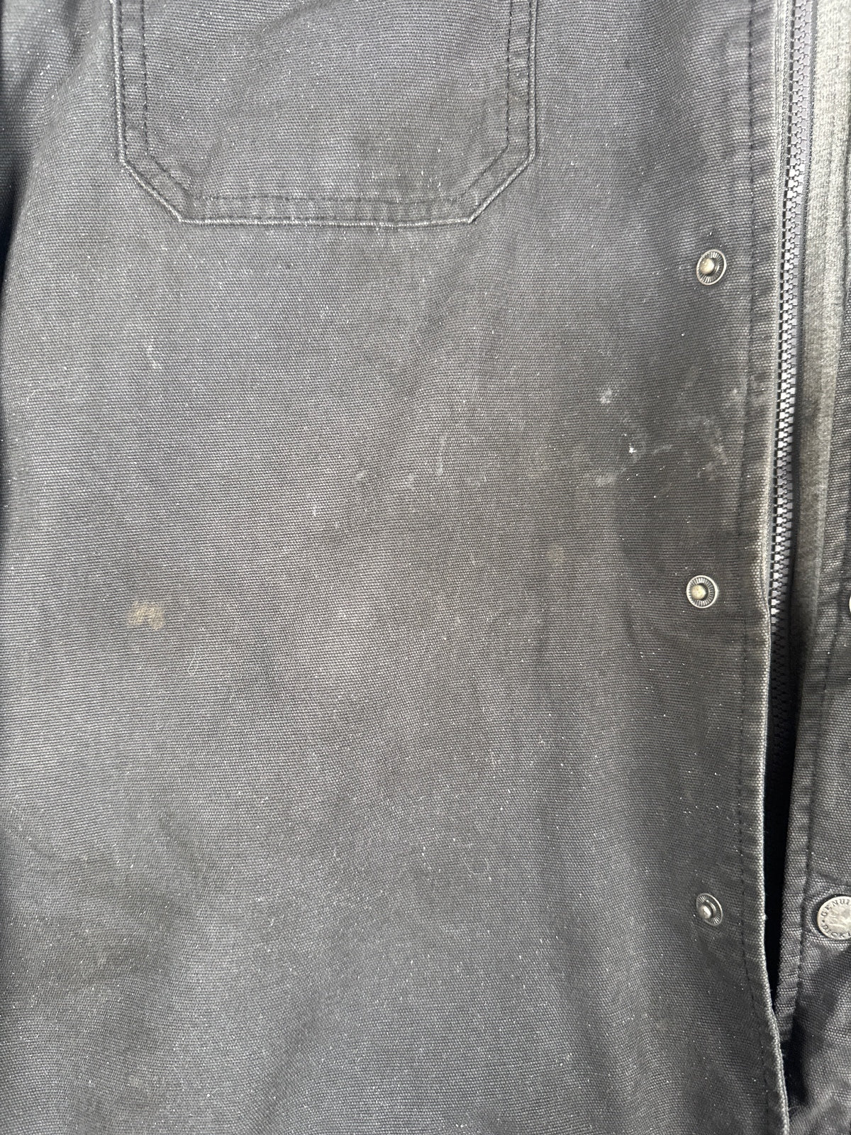 Dickies Genuine Black Hooded Work Jacket with Zip - Size 2XL