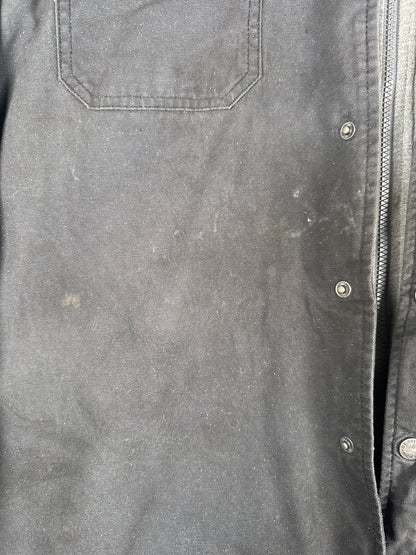 Dickies Genuine Black Hooded Work Jacket with Zip - Size 2XL