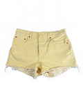 Levi's Premium 501 Yellow Denim Shorts W29
