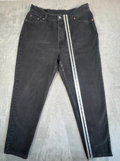 Levi's 512 Slim Fit Tapered Leg Black Denim Jeans W32
