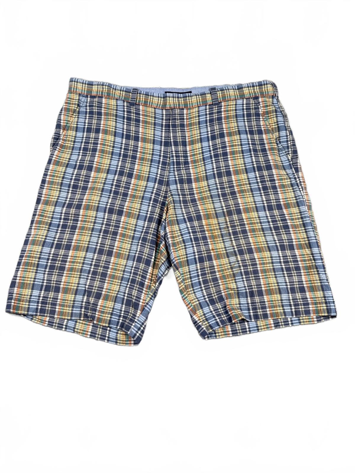 Tommy Hilfiger Men's Plaid Casual Shorts W38