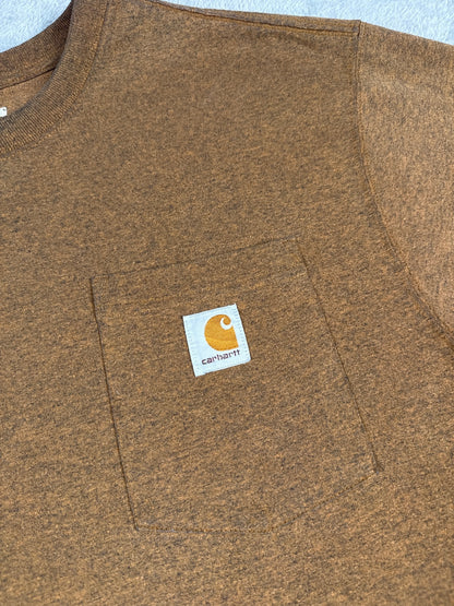Carhartt Loose Fit Brown T-Shirt Size L