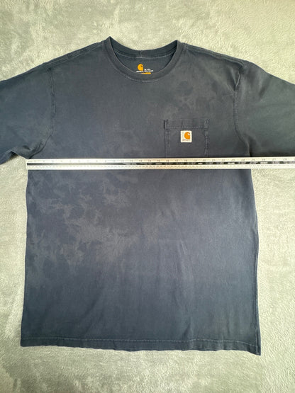 Carhartt Original Fit Tall Dark Blue Graphic T-Shirt Size XL