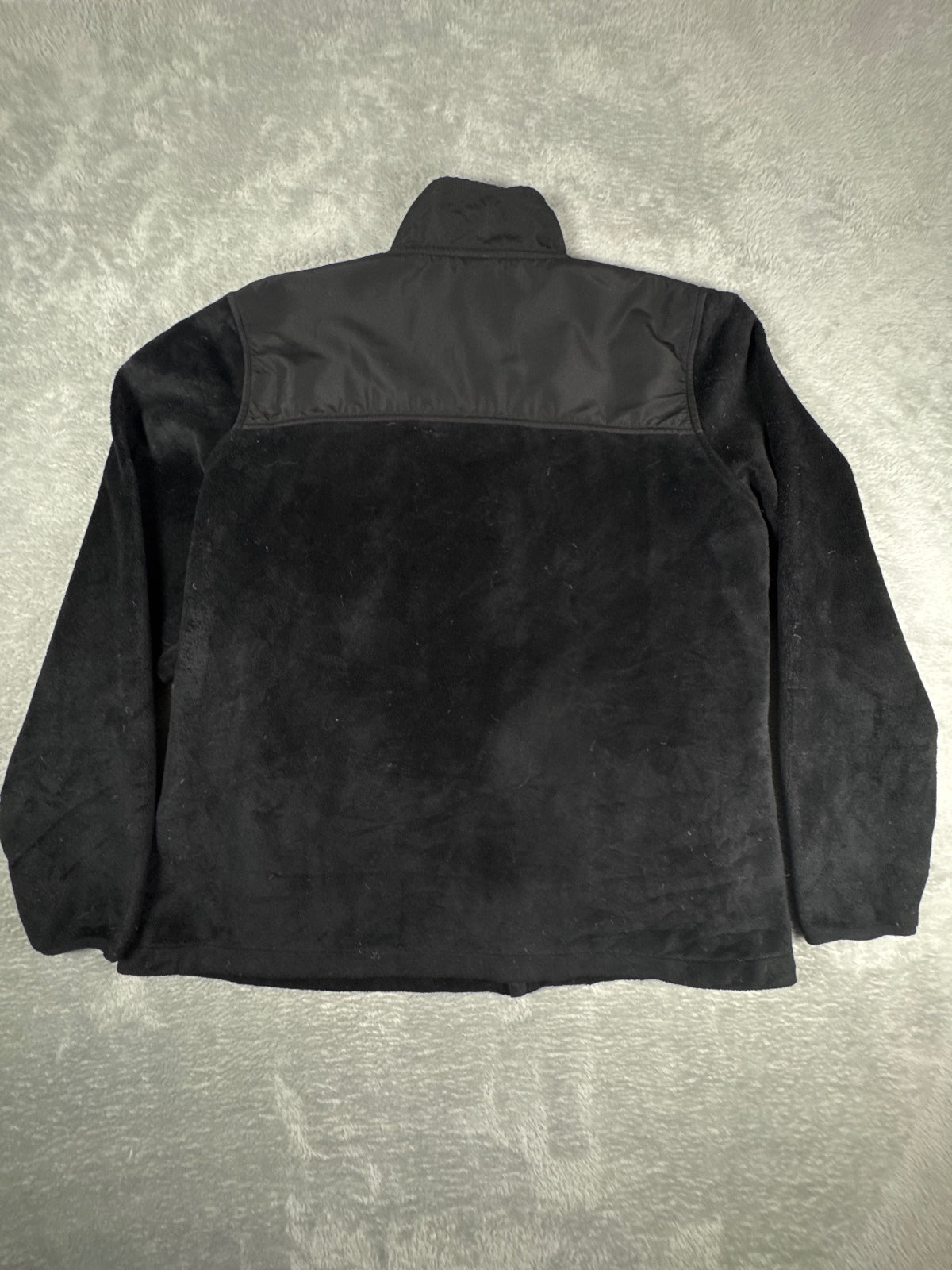 FILA Sport Black Fleece Jacket with Neon Logo Size XL