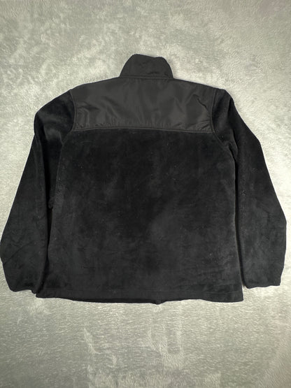 FILA Sport Black Fleece Jacket with Neon Logo Size XL