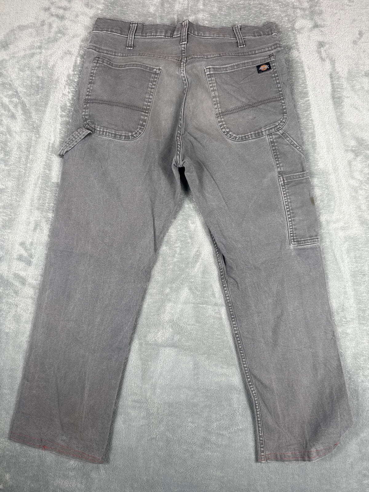 Dickies Grey Carpenter Work Trousers with Utility Pocket W32
