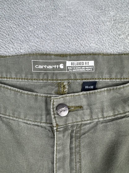 Carhartt Relaxed Fit Khaki Work Pants W36 L30