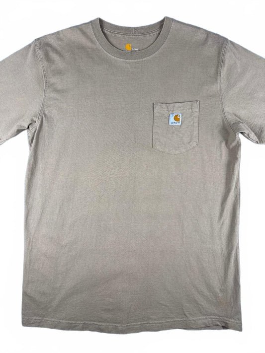 Carhartt Original Fit Tall Large Brown Pocket T-Shirt Large