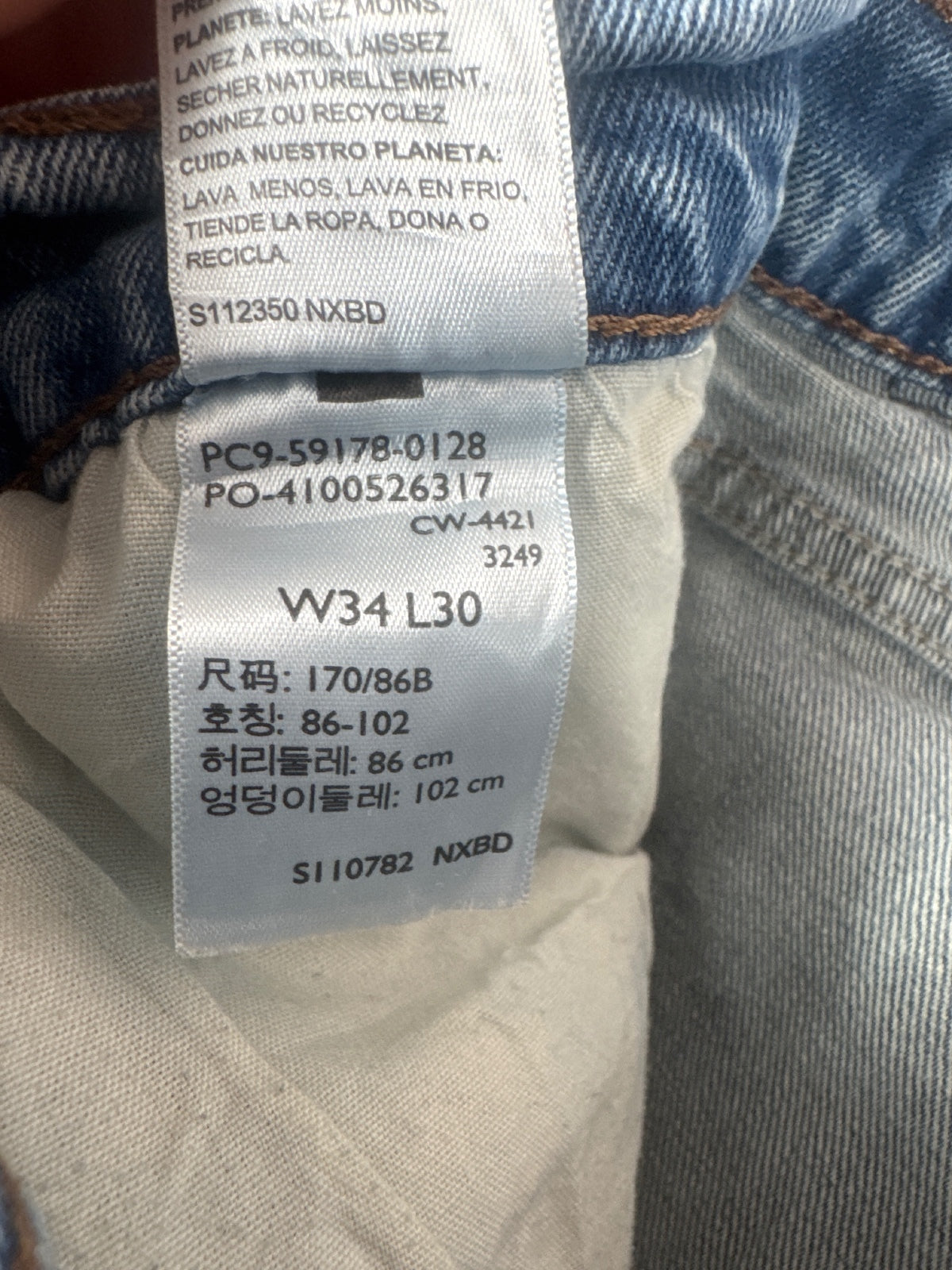Levi's Signature Slim Fit Blue Denim Jeans W34 L30