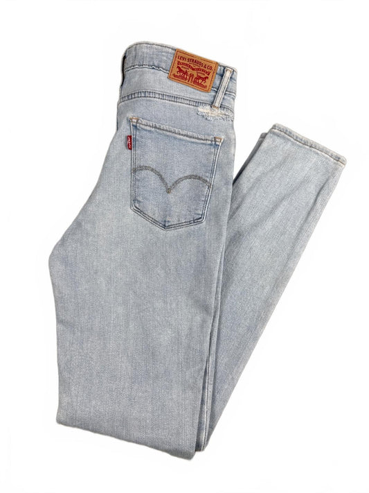 Levi's 721 High Rise Skinny Jeans Light Blue Denim W27 L30