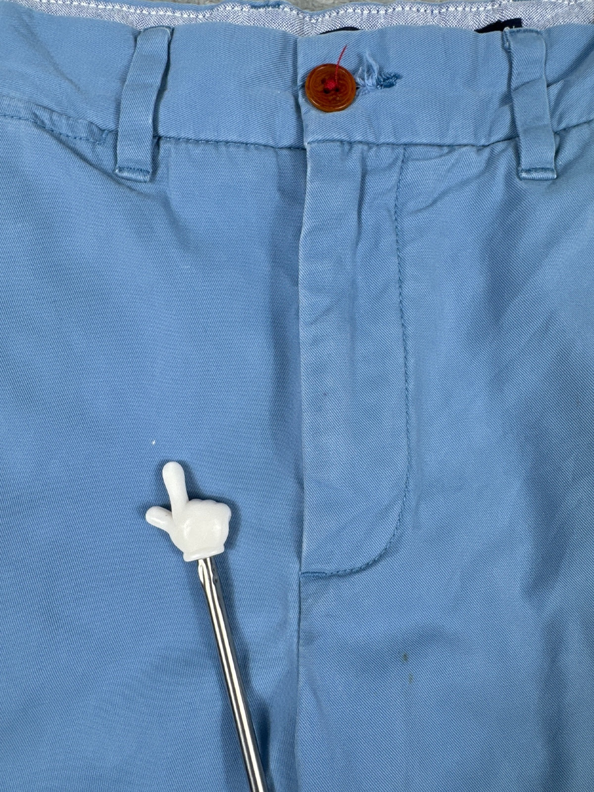 Tommy Hilfiger Classic Fit Light Blue Bermuda Shorts W32