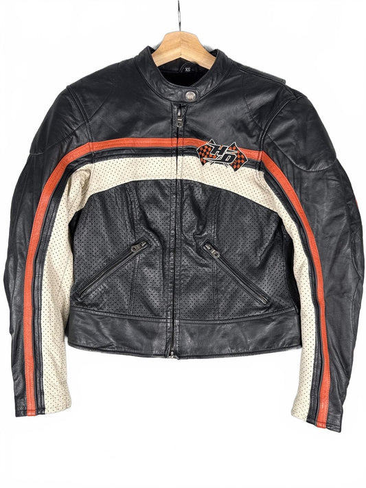 RARE Harley-Davidson Women's Leather Motorcycle Jacket - XS