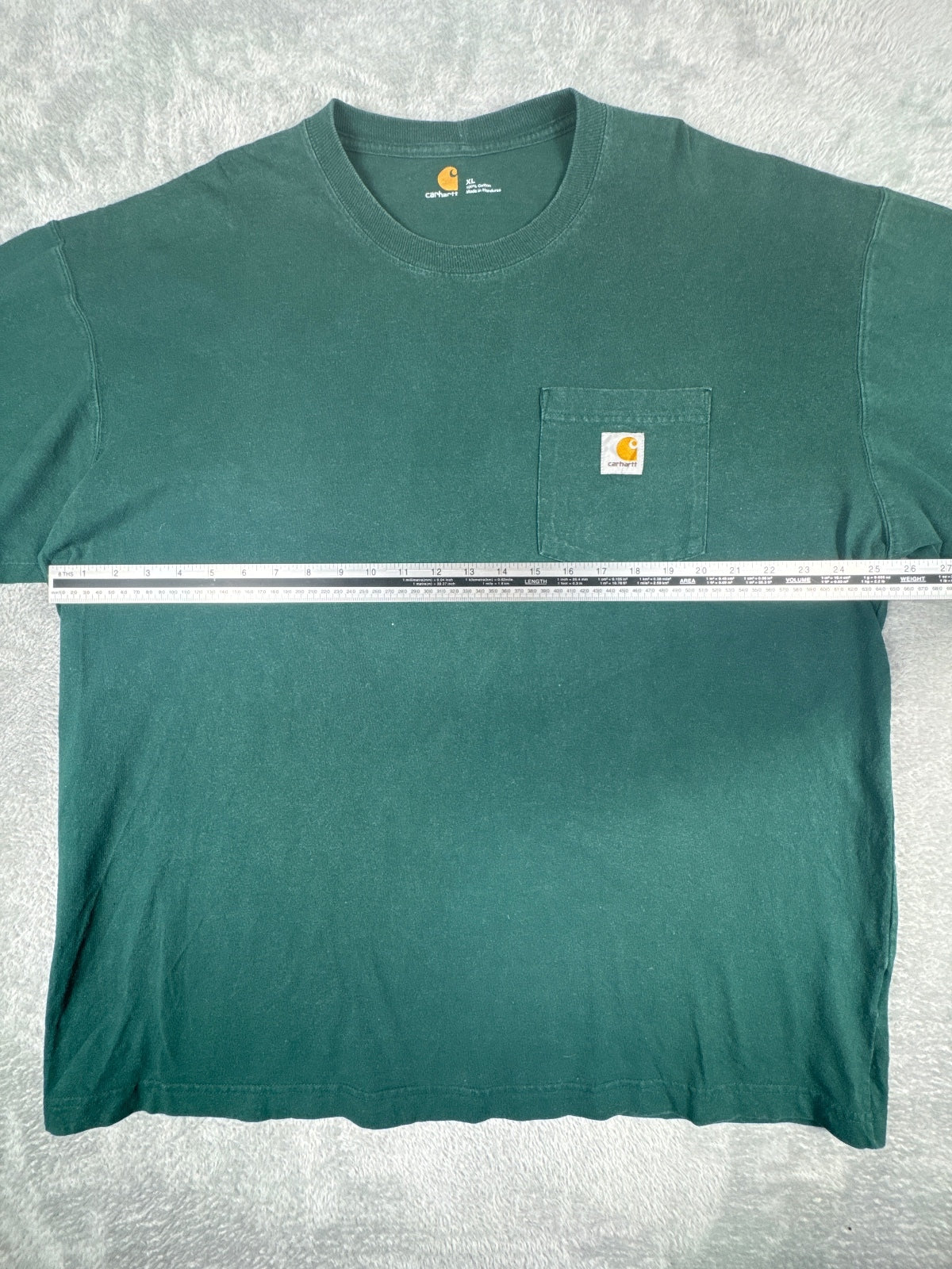 Carhartt Long Sleeve Dark Green T-Shirt Size XL
