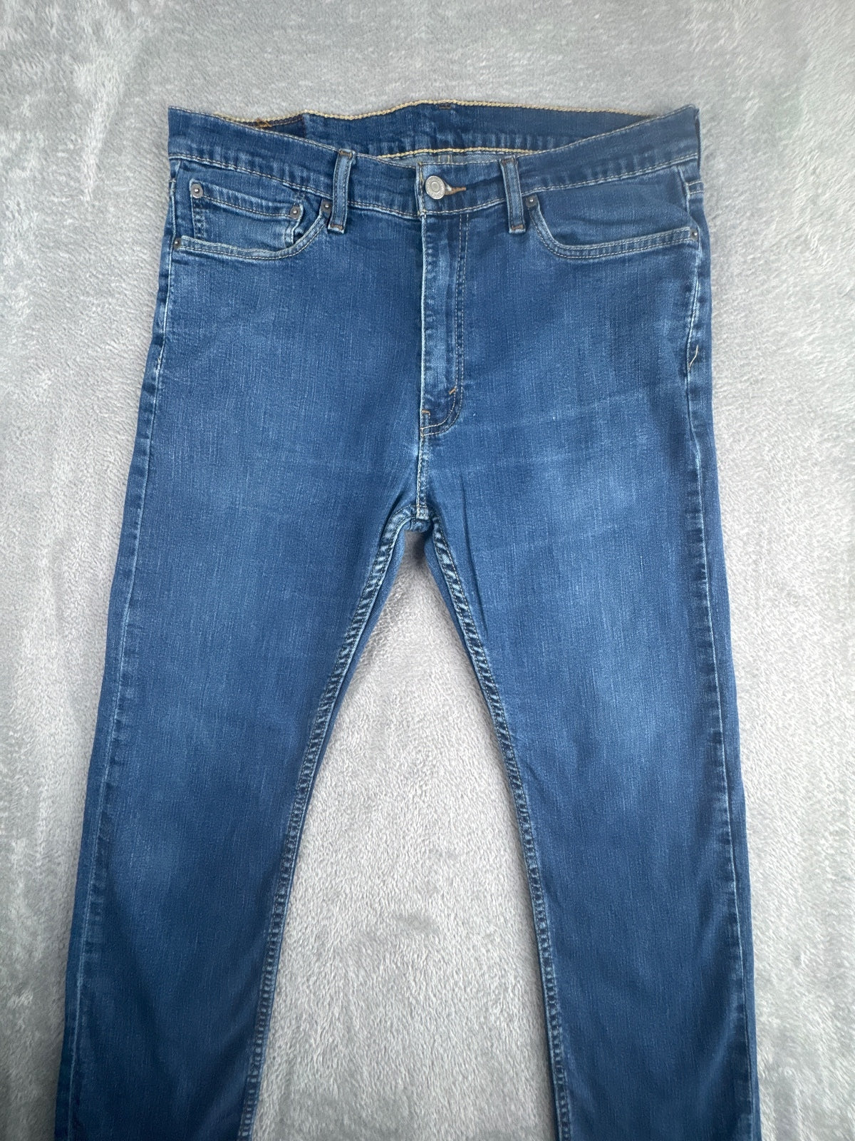 Levi's 513 Slim Straight Blue Denim Jeans W34 L30