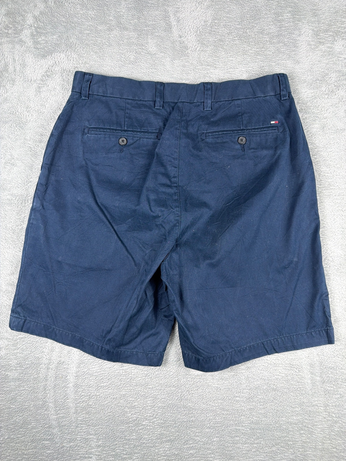 Tommy Hilfiger Navy Cotton Shorts W34