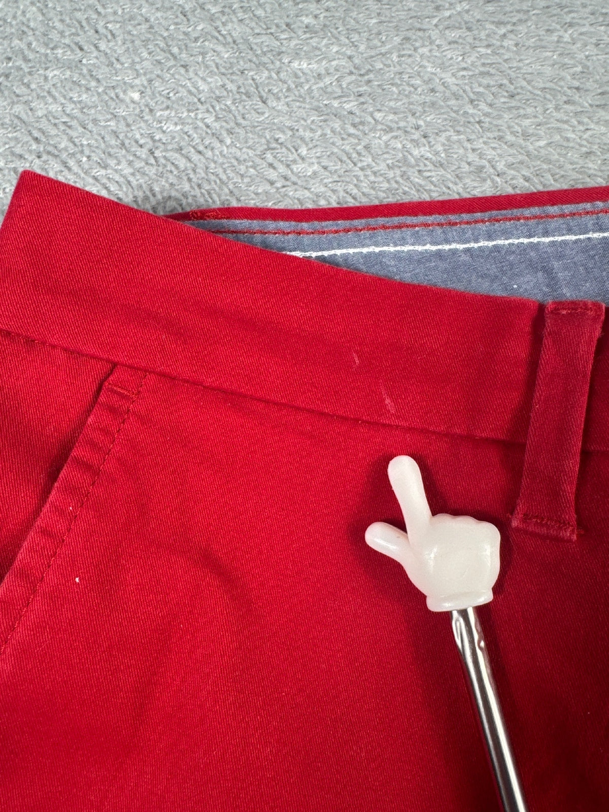 Tommy Hilfiger Women’s Red Chino Trousers Size 12