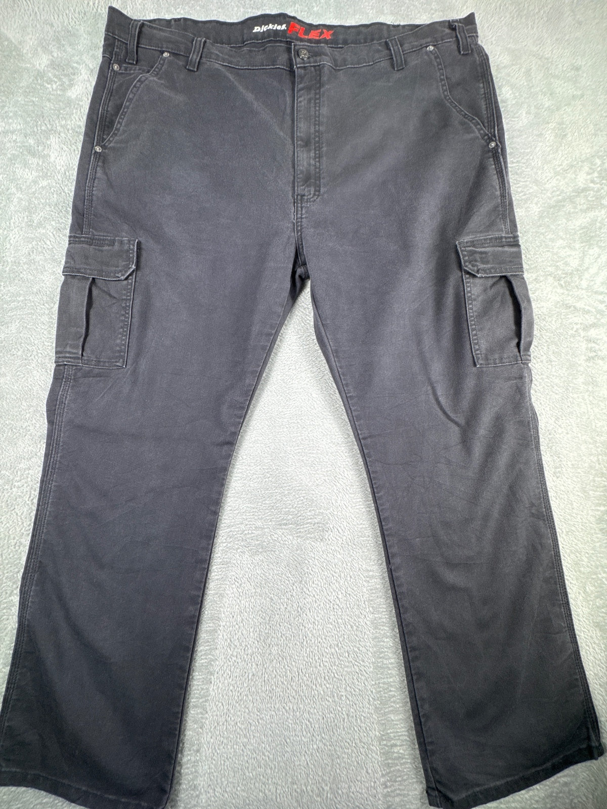 Dickies FLEX Black Cargo Work Trousers Size W44 L33
