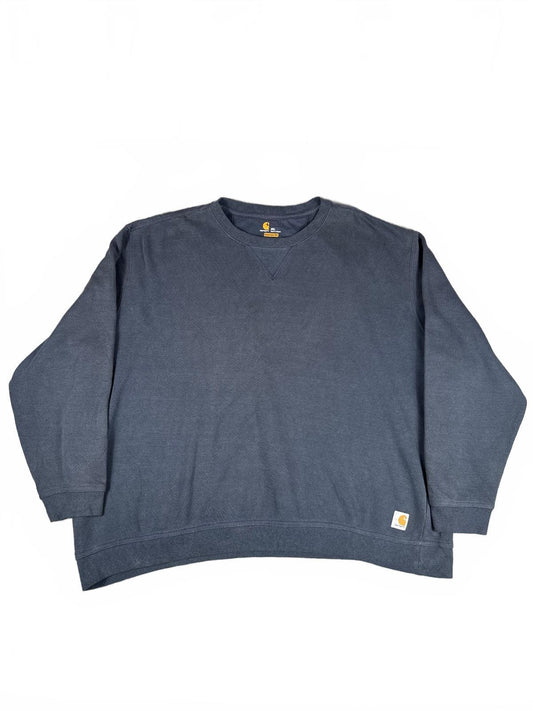 Vintage Carhartt Original Fit 4XL Navy Blue Sweatshirt