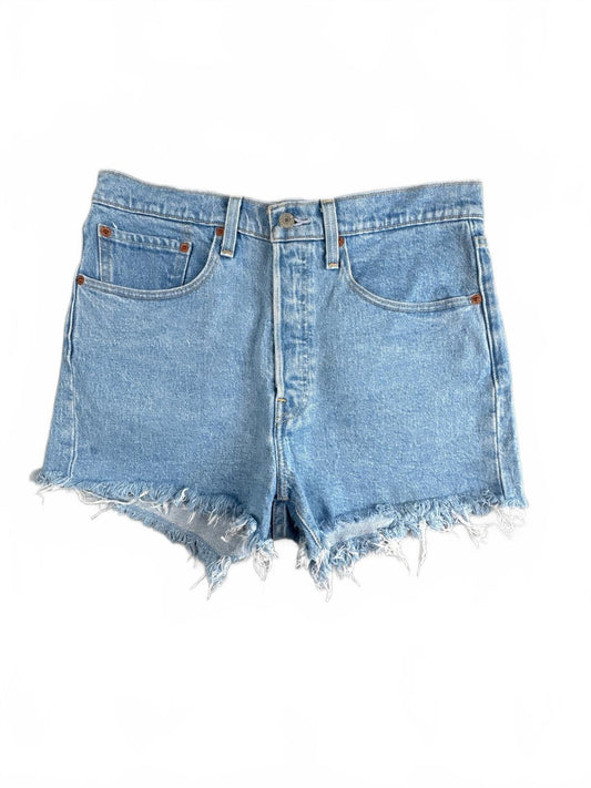 Levi's 501 Light Blue Denim Cutoff Shorts W30