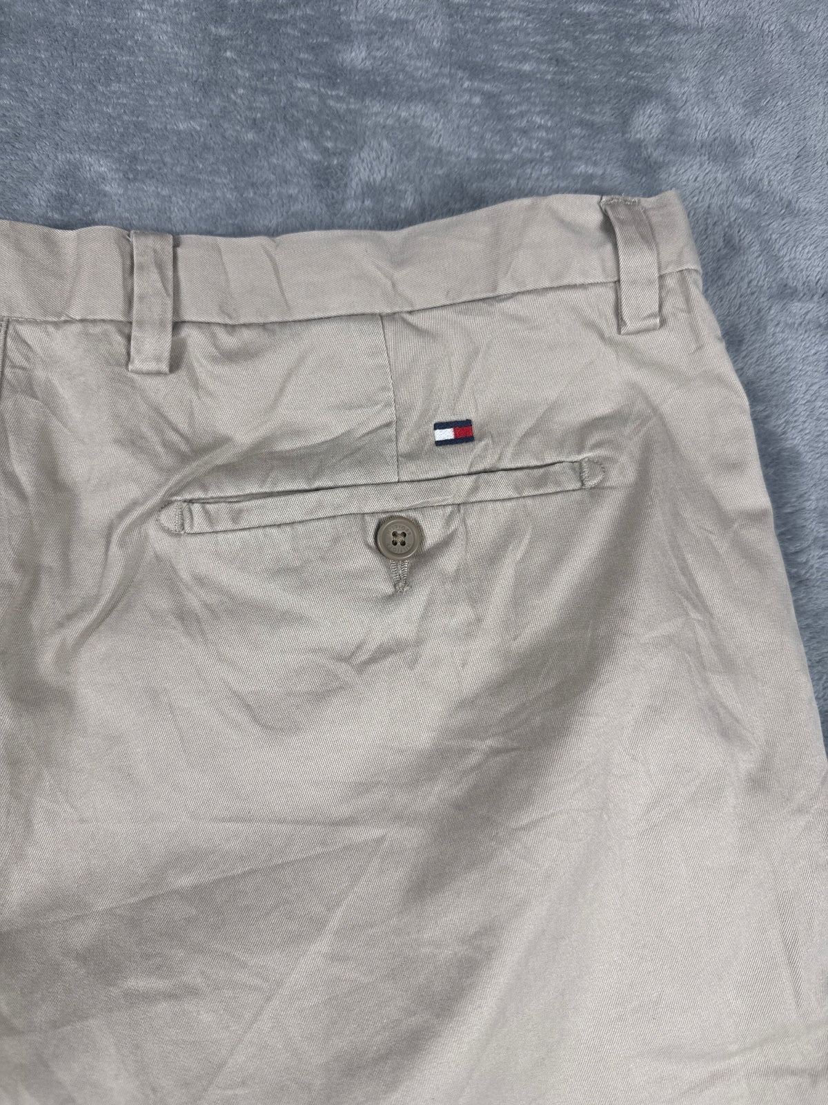 Tommy Hilfiger Beige Cotton Chino Shorts Size 36