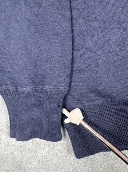 Vintage Polo Ralph Lauren Navy Blue Crewneck Sweatshirt - XL