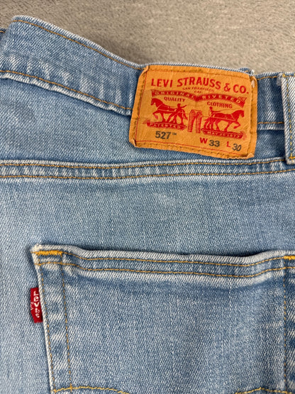Levi's 527 Light Blue Denim Jeans W33 L30