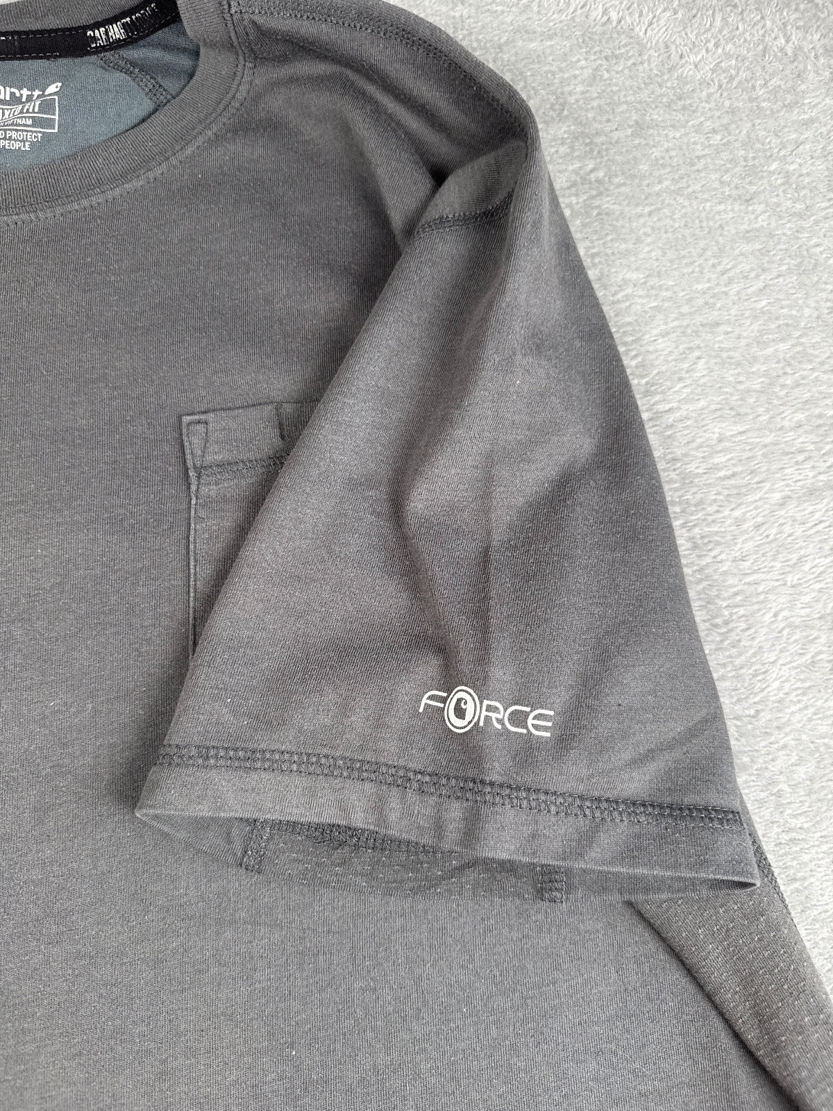 Carhartt Force Relaxed Fit Grey T-Shirt Size Medium