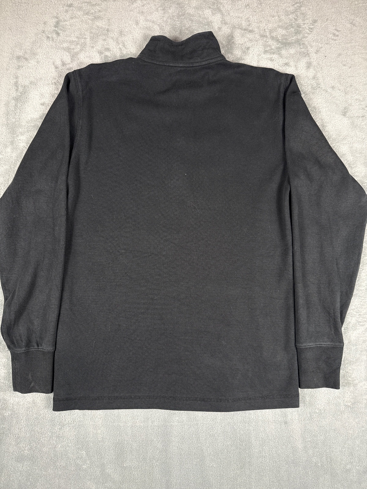 Carhartt Relaxed Fit Black Half-Zip Pullover Sweatshirt S