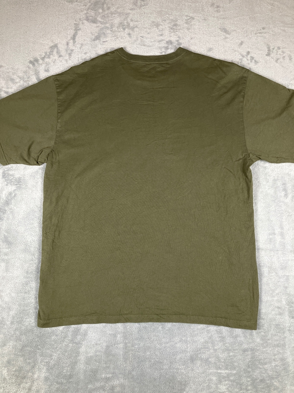 Carhartt WIP Olive Green Logo Vintage T-Shirt Size Large