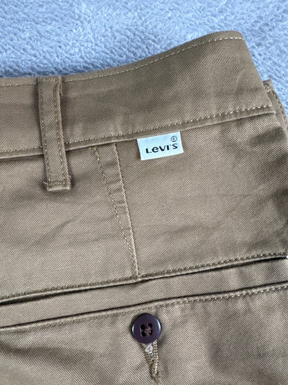 Levi's Men's Khaki Brown Chino Trousers W34 L30