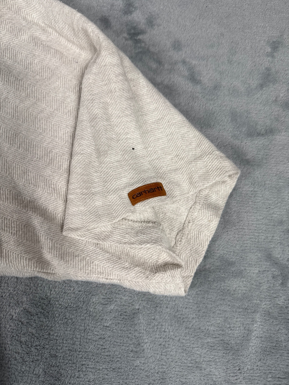 Vintage Retro Carhartt Short Sleeve Henley Shirt - Large*