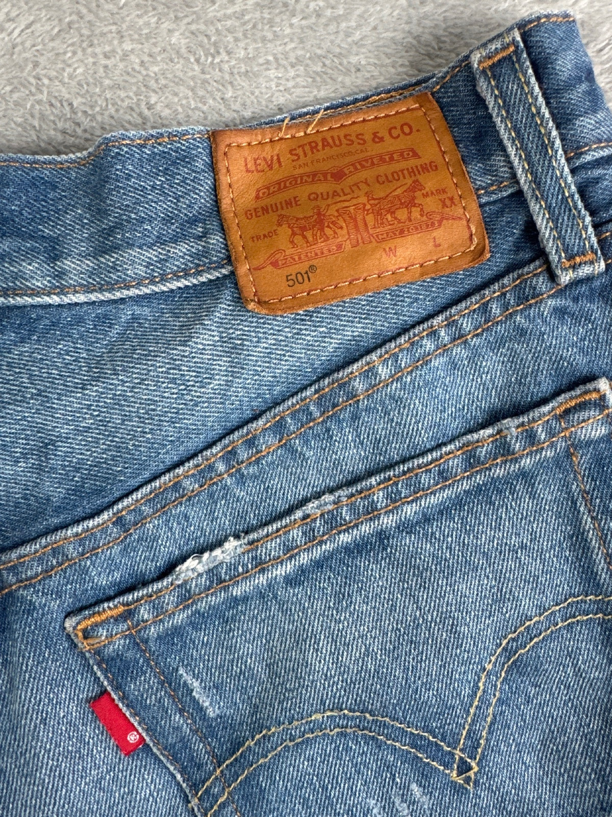 Levi's Premium 501 Denim Cutoff Shorts W26