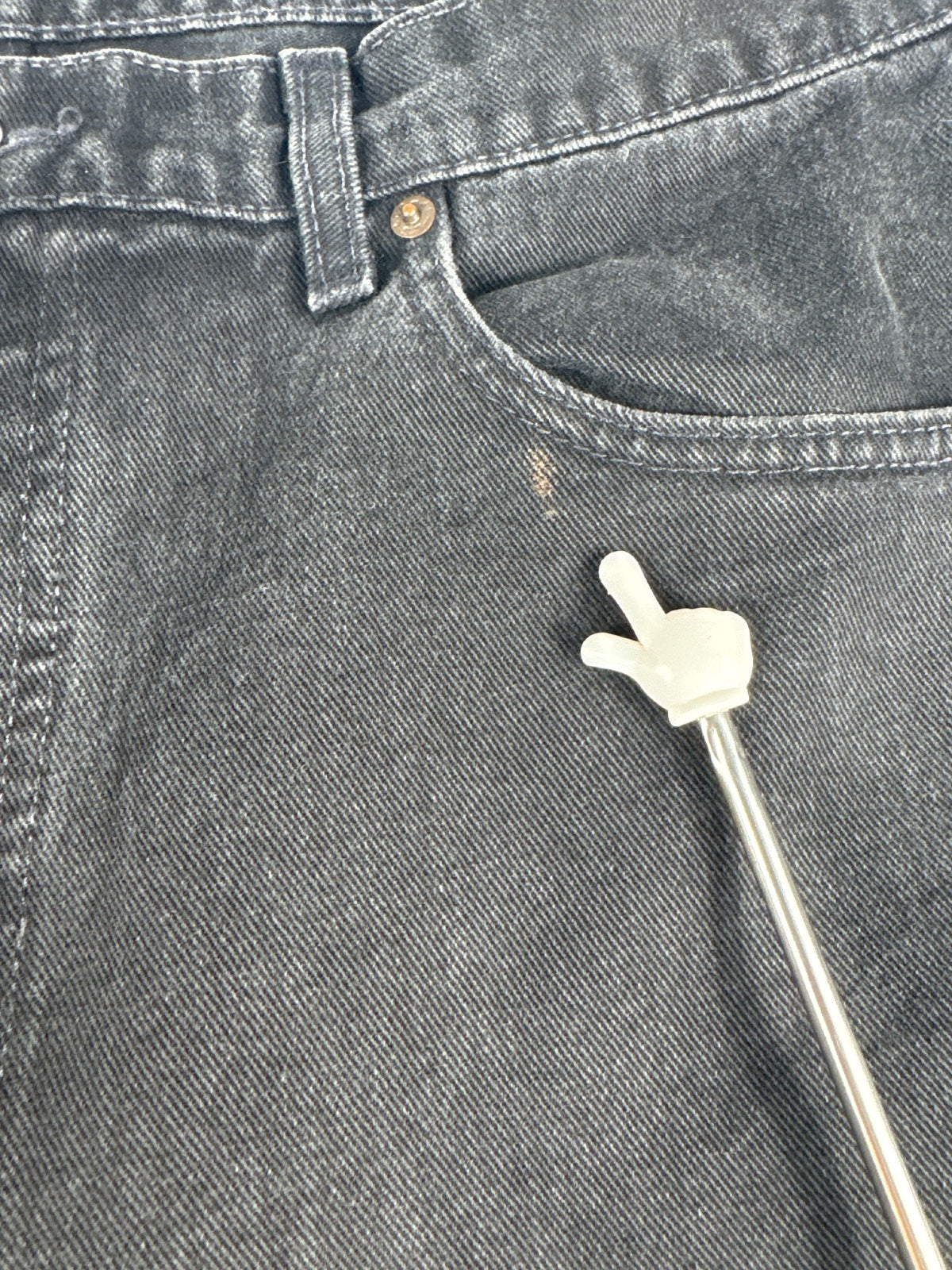 Levi's Black Denim Jeans with Classic Fit W34 L32
