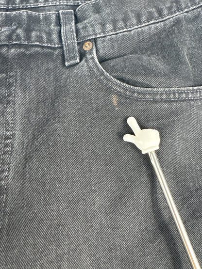Levi's Black Denim Jeans with Classic Fit W34 L32