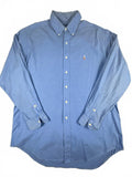 Polo by Ralph Lauren Classic Blue Button-Down Shirt Size M