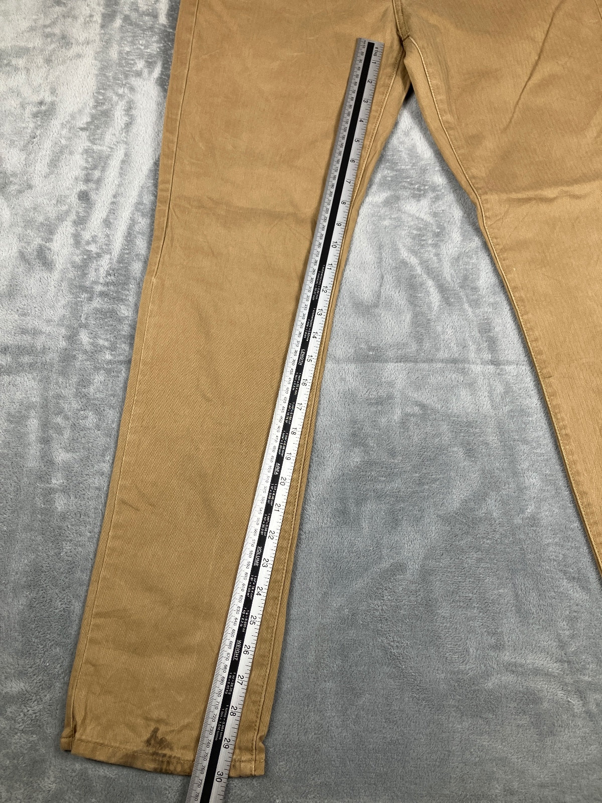 Levi's Mid Rise Vintage Skinny Jeans Tan Brown Size 12