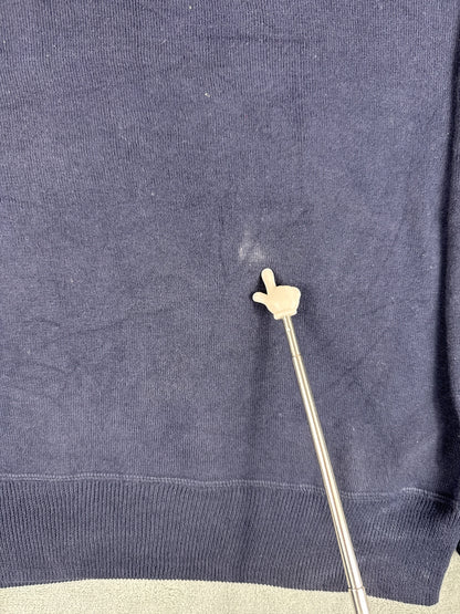 Vintage Polo Ralph Lauren Navy Blue Crewneck Sweatshirt - XL