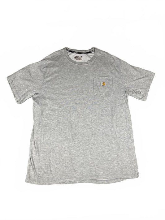 Carhartt Force Relaxed Fit Grey Pocket T-Shirt Size XL