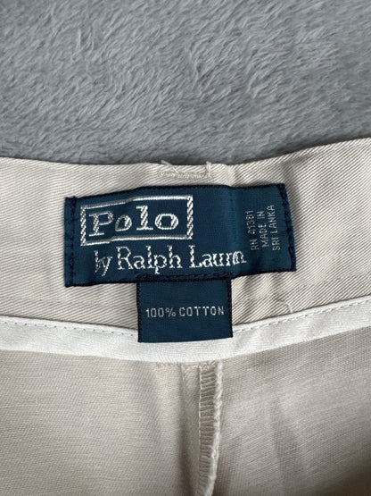 Polo by Ralph Lauren Classic Fit Cotton Beige Shorts W42